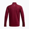 Ανδρικό Under Armour Launch Elite CW Half Zip καρδινάλιο/ανακλαστικό φούτερ για τρέξιμο 4