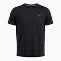 Under Armour UA Launch Elite Graphic ανδρικό αθλητικό μπλουζάκι μαύρο/καστρίλινο/ανακλαστικό 4