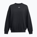 Under Armour γυναικείο Rival Fleece OS Crew μαύρο/λευκό φούτερ 4