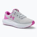 Under Armour Charged Surge 4 halo gray/vivid magenta/vivid magenta γυναικεία παπούτσια για τρέξιμο