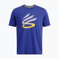 Ανδρικό μπλουζάκι Under Armour Curry Logo Trend royal/λευκό/ταξί 3