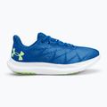 Under Armour Charged Speed Swift tech blue/tech blue/morph green ανδρικά παπούτσια για τρέξιμο 2