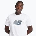 Ανδρικό New Balance Graphic V Flying T-shirt λευκό 4