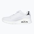 Γυναικεία παπούτσια SKECHERS Uno Shimmer Away white/silver 10