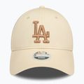 Γυναικείο καπέλο μπέιζμπολ New Era Wmns Le 940 La Dodgers light beige 3