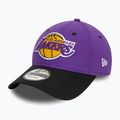 Καπέλο μπέιζμπολ New Era Side Patch 940 Lakers purple 2