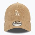 Καπέλο μπέιζμπολ New Era Cord 920 La Dodgers med beige 3