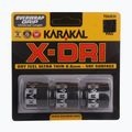 Περιτύλιγμα ρακέτας σκουός Karakal X-Dri Grip 3 τεμ.  black