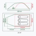 Coleman Darwin 3+ σκηνή κατασκήνωσης 3 ατόμων γκρι 2176904 2