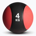 Sveltus Medicine Ball Καουτσούκ 4 kg κόκκινο/ μαύρο 2