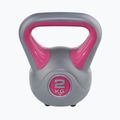 Kettlebell Sveltus Fit 2 kg γκρι/ροζ