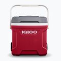 Τουριστικό ψυγείο Igloo Latitude 16 Qt Roller 15 l industrial red/ meteorite 2