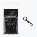 Carp Spirit Carp Spinner Rig Swivel + δαχτυλίδι μαύρο ACS290022