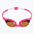 Παιδικά γυαλιά κολύμβησης arena Spider JR Mirror white/pink/fuchsia 2