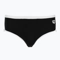 Ανδρικά arena Icons Swim Low Waist Short Solid μαύρο/λευκό σλιπ για κολύμπι