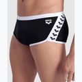 Ανδρικά arena Icons Swim Low Waist Short Solid μαύρο/λευκό σλιπ για κολύμπι 7