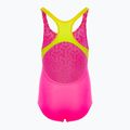 Παιδικό ολόσωμο μαγιό κολύμβησης arena Kikko V Swim Pro Back shocking pink / soft green 2