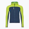 Ανδρικό φούτερ Millet Fusion Grid Hoodie dark denim/acid green