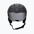 Κράνος σκι Rossignol Fit Visor Impacts black/orange/silver 2