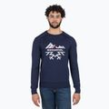 Ανδρικό πουλόβερ Rossignol Jacquard Crew Neck dark navy