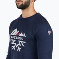 Ανδρικό πουλόβερ Rossignol Jacquard Crew Neck dark navy 4