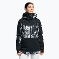 Γυναικείο μπουφάν snowboard ROXY Presence Parka 2021 true black black flowers