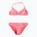 Παιδικό μαγιό δύο τεμαχίων ROXY Vacay For Life Triangle Bra Set 2021 sunkissed coral tropical tide