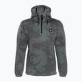 Quiksilver Shredder Hoodie γραβάτα βαφή αληθινό μαύρο φούτερ snowboard φούτερ