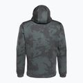 Quiksilver Shredder Hoodie γραβάτα βαφή αληθινό μαύρο φούτερ snowboard φούτερ 2