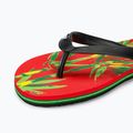 Ανδρικές σαγιονάρες Quiksilver Molokai Art II black/red/black 7