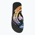 Ανδρικές σαγιονάρες Quiksilver Molokai Art II black/black/orange 5