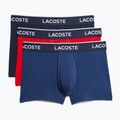 Lacoste σορτς μποξεράκι 5H3389 W64 3 ζευγάρια μπλε/κόκκινο μεθυλένιο 11