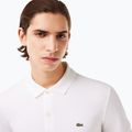 Ανδρικό μπλουζάκι πόλο Lacoste DH2050 white 4