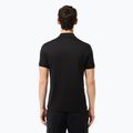 Ανδρικό μπλουζάκι πόλο Lacoste DH2050 black 2