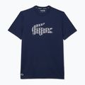 Ανδρικό μπλουζάκι Lacoste TH2623 navy blue 4