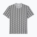 Lacoste ανδρικό t-shirt TH2831 silver chine/μαύρο 5