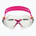 Μάσκα κολύμβησης Aquasphere Vista white/raspberry/lenses clear 3