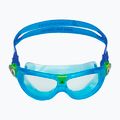 Aquasphere Seal Kid 2 παιδική μάσκα κολύμβησης τυρκουάζ/μπλε/διαφανής MS5614340LC 2