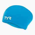 Παιδικό σκουφάκι κολύμβησης TYR Long Hair Wrinkle Free Silicone blue