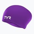 Σκουφάκι κολύμβησης TYR Long Hair Wrinkle Free Silicone purple