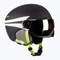 Παιδικά κράνη σκι Alpina Zupo Visor Q-Lite charcoal/neon matt