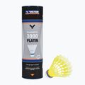 Σφαιρίδια μπάντμιντον VICTOR Nylon Shuttle 3000 medium 6 τεμάχια. κίτρινο 3