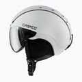 Κράνος σκι CASCO SP-2 Photomatic Visor δομημένο λευκό γυαλιστερό 6