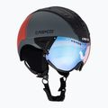 Κράνος σκι CASCO SP-2 Photomatic Visor structured arsenic gray / red