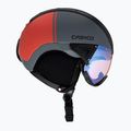 Κράνος σκι CASCO SP-2 Photomatic Visor structured arsenic gray / red 4