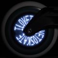 Powerslide Graphix LED Wheel 100 Αριστερά λευκό 905345 τροχοί rollerblade 3