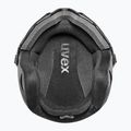 Κράνος σκι UVEX Instinct Visor PRO V μαύρο ματ/ασημί/ασημί 4