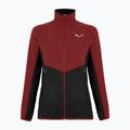 Salewa Paganella PL γυναικείο fleece φούτερ μαύρο και καστανοκόκκινο 00-0000027925