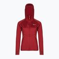 Salewa γυναικεία fleece Agner Hybrid PL/DST FZ Hoody σκούρο κόκκινο 00-0000027372