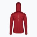 Salewa γυναικεία fleece Agner Hybrid PL/DST FZ Hoody σκούρο κόκκινο 00-0000027372 2